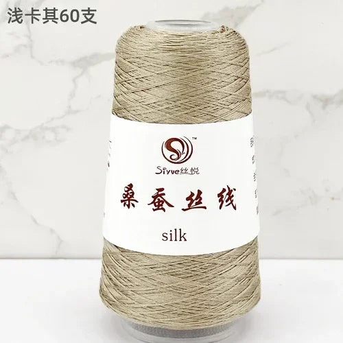 Real Silk Yarns for Knitting and Crochet