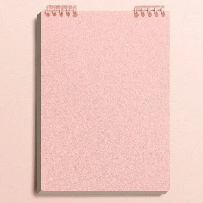 A5 60 Sheets Thick Notebook Spiral Binding Loose-leaf Notebooks with Lines Pages