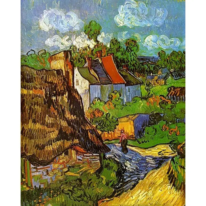 GATYZTORY Oil Paint By Numbers Diy Crafts Van Gogh Sky Landscape Pictures On Number Wall Decors Number Painting Art Supplies