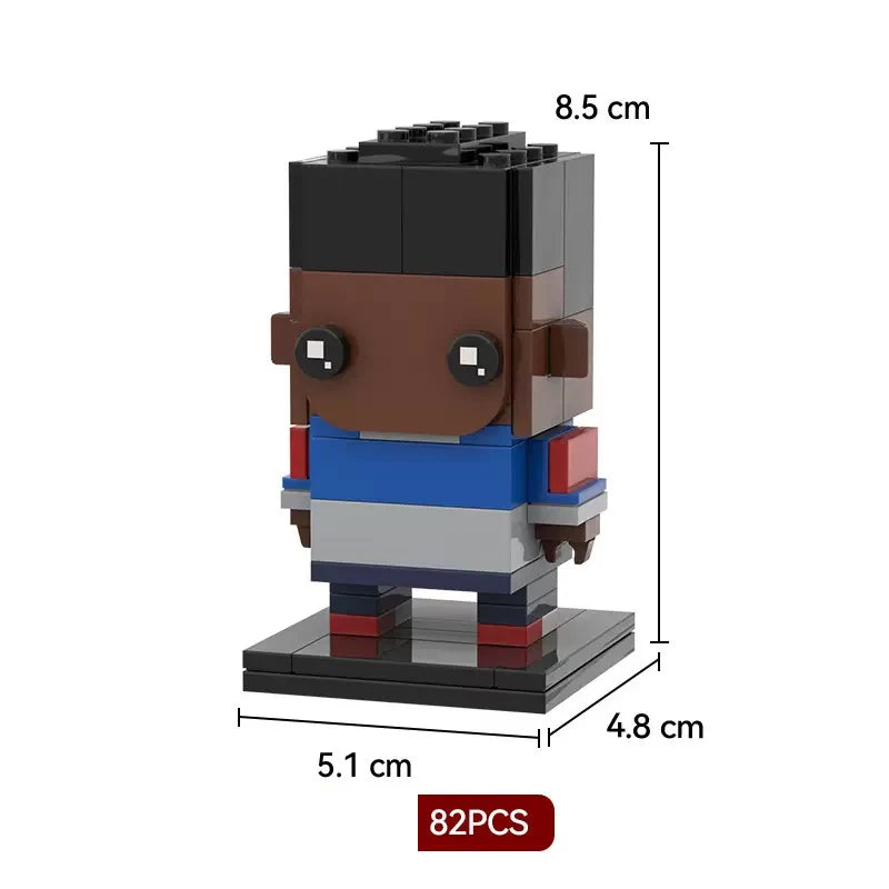 Brick Head Z model building toys, creative home decorations, building blocks sets, children's birthday gifts, educational toys