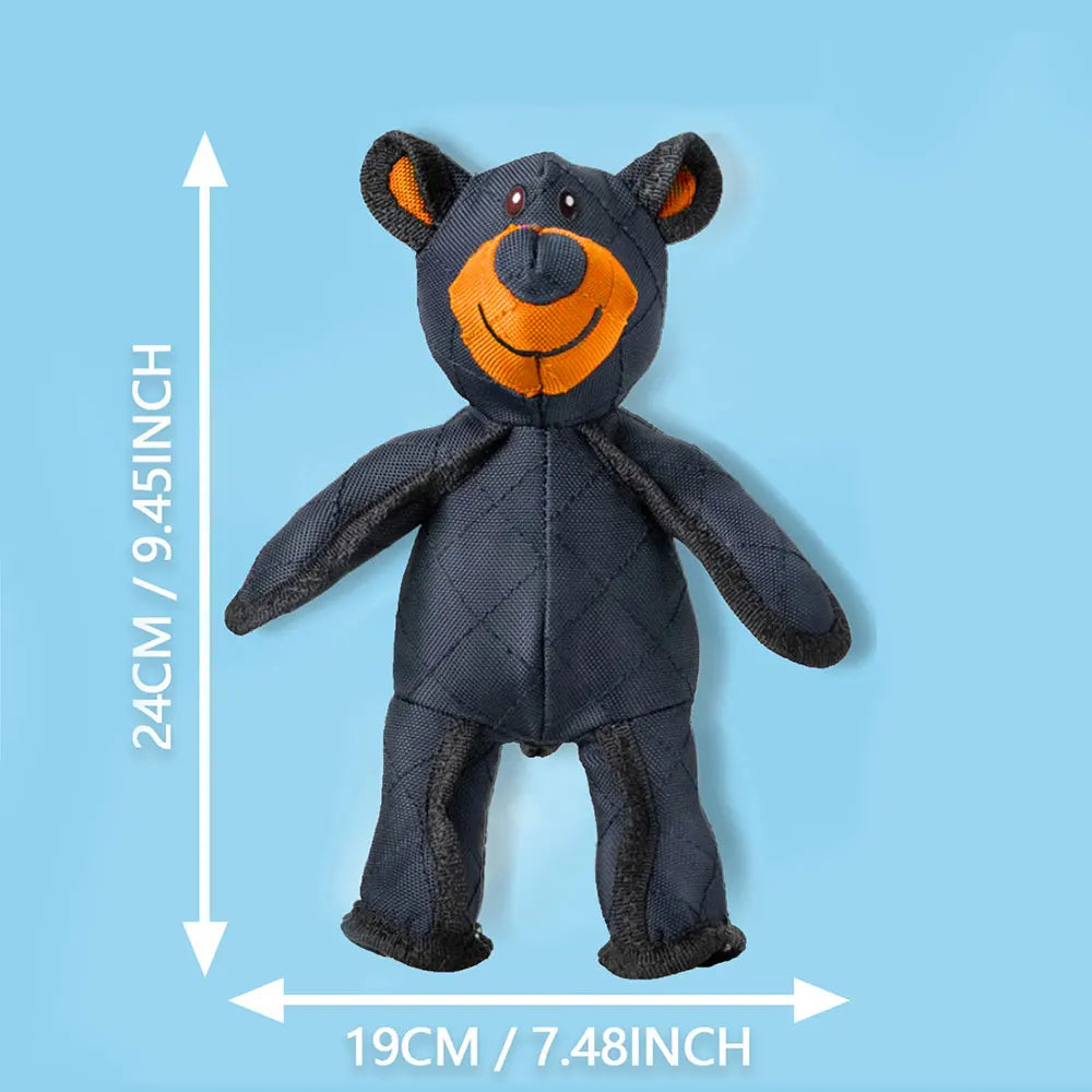 Pet Dog Toys Bear Doll Stress Relief Toys Squeaky Dark-Blue Bear Toy Robust Dog Bear Toy For Small Medium and Large Dog 2025 New