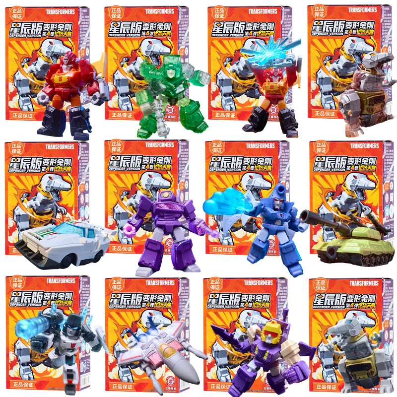 Blokees Transformers Grimlock Dinobots Starscream Optimus Prime Defender Version Transformation Bumblebee Robot Collection Toy