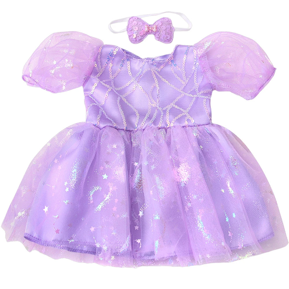 Cute Princess Tutu Skirt American 18 Inch Girl Doll Tulle Dress Children Toys Ours & Generation Dolls Cute Skirt Accessories