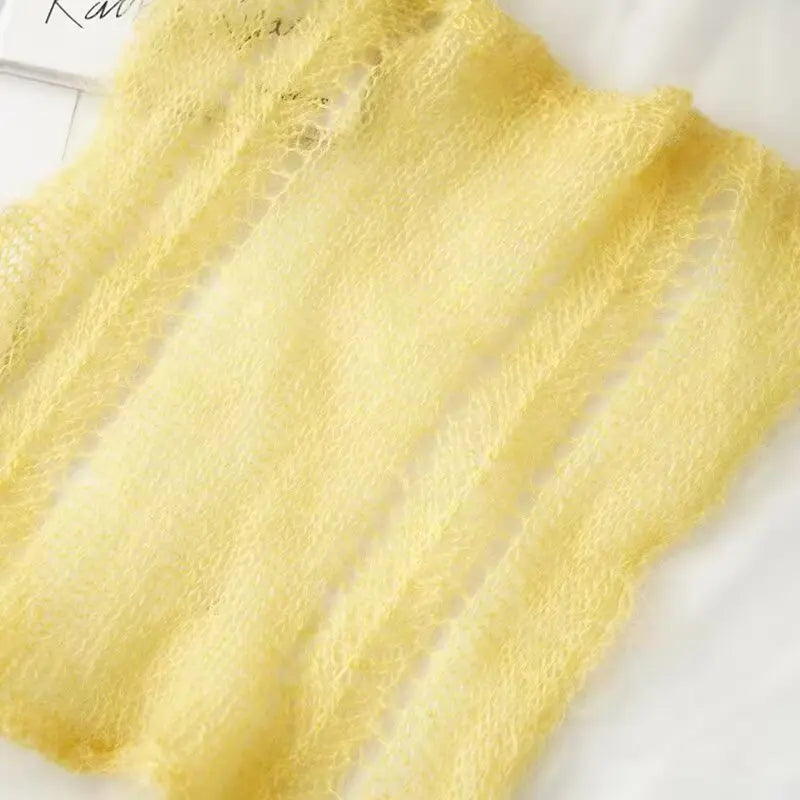 Silk and Alpaca Blend Yarn 200g 10 Balls Handmade Knitting Crochet Spring/Autumn Body-Fitting Sweater Lightweight Scarf Thread