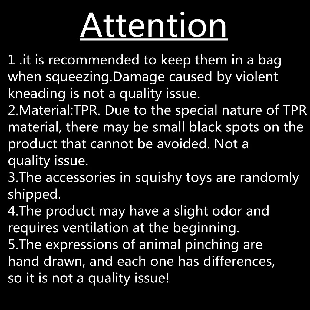 Animal Squishy Squeeze Toys Cute Stress Relief Relax Squeeze Toys for  Antistress Fidget Toy Slow Rebound For Adult Kids Stretch