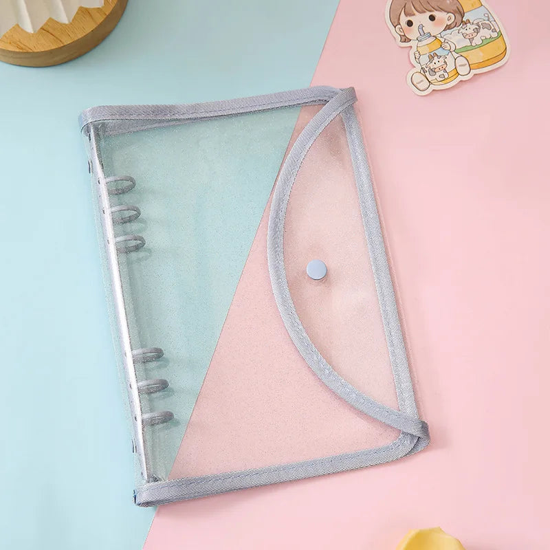 Cute Colour Grid A5/A6 Loose Leaf Notebook Refill Spiral Binder