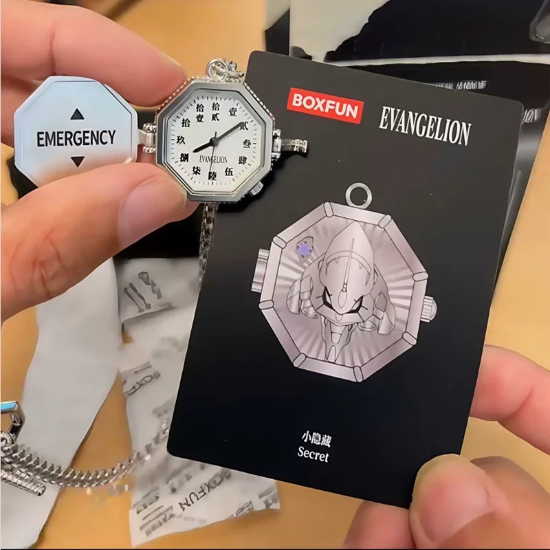In stock genuine EVA Neon Genesis Evangelion Blind Box Time Repair Plan Series Watch Decor Ornaments Anime Birthday Gift Toys