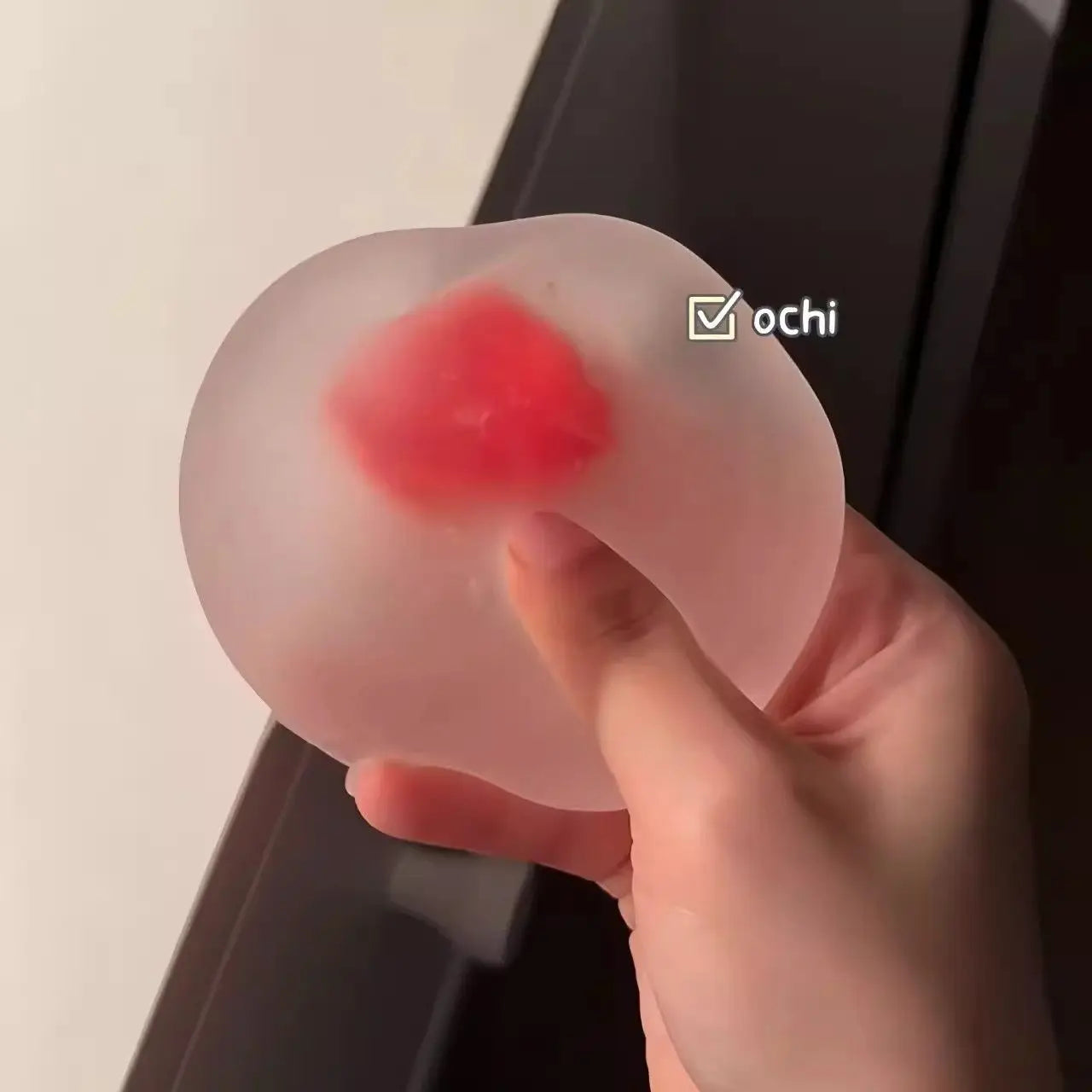 Strawberry Mochi Squeeze Toys Stress Relief and Vent Anger Fidget Toys Slow Rebound Stress Relief Toy Relieve Stress Squishy Toy