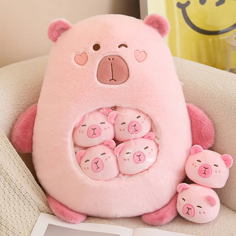 50cm Capybara Plush Pillow Cute Stuffed Animal Koala Dino Capibara Plushies Large Hug Pillow Cushion Xmas Gift