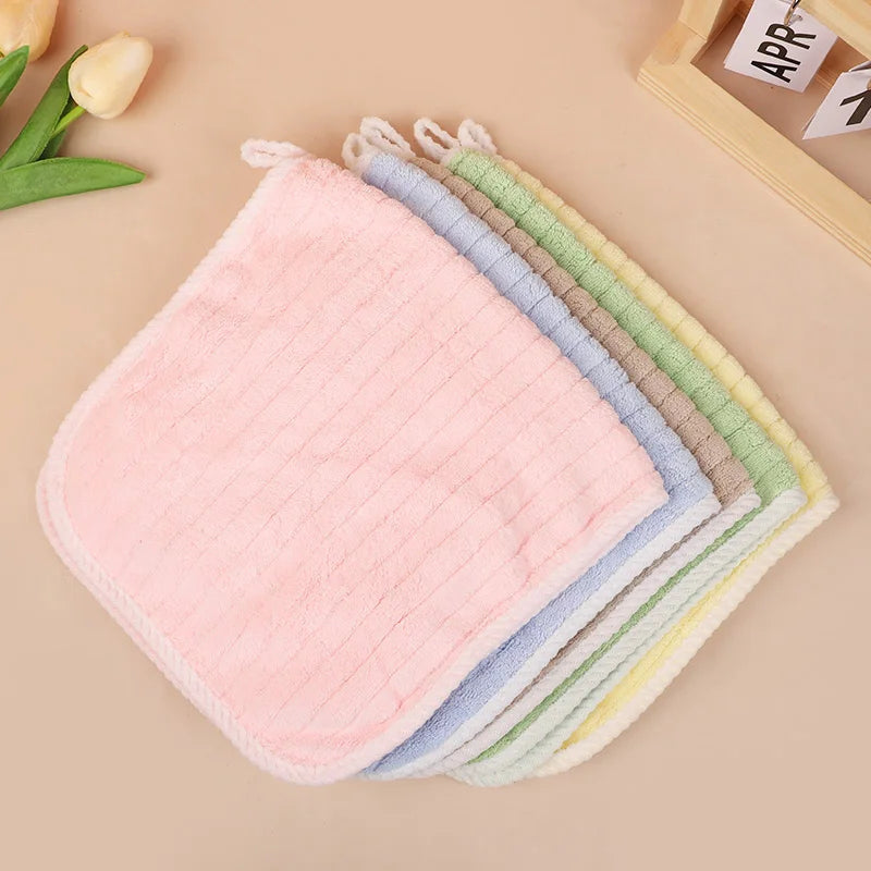 5Pcs Rabbit Towel Set Easter Gift Home Kitchen Bathroom Decor Supplies Wedding Baby Shower Kids Birthday Party Favors Guest Gift