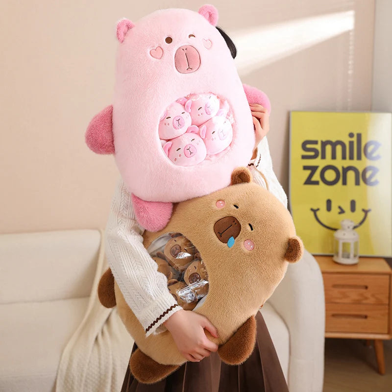 50cm Capybara Plush Pillow Cute Stuffed Animal Koala Dino Capibara Plushies Large Hug Pillow Cushion Xmas Gift