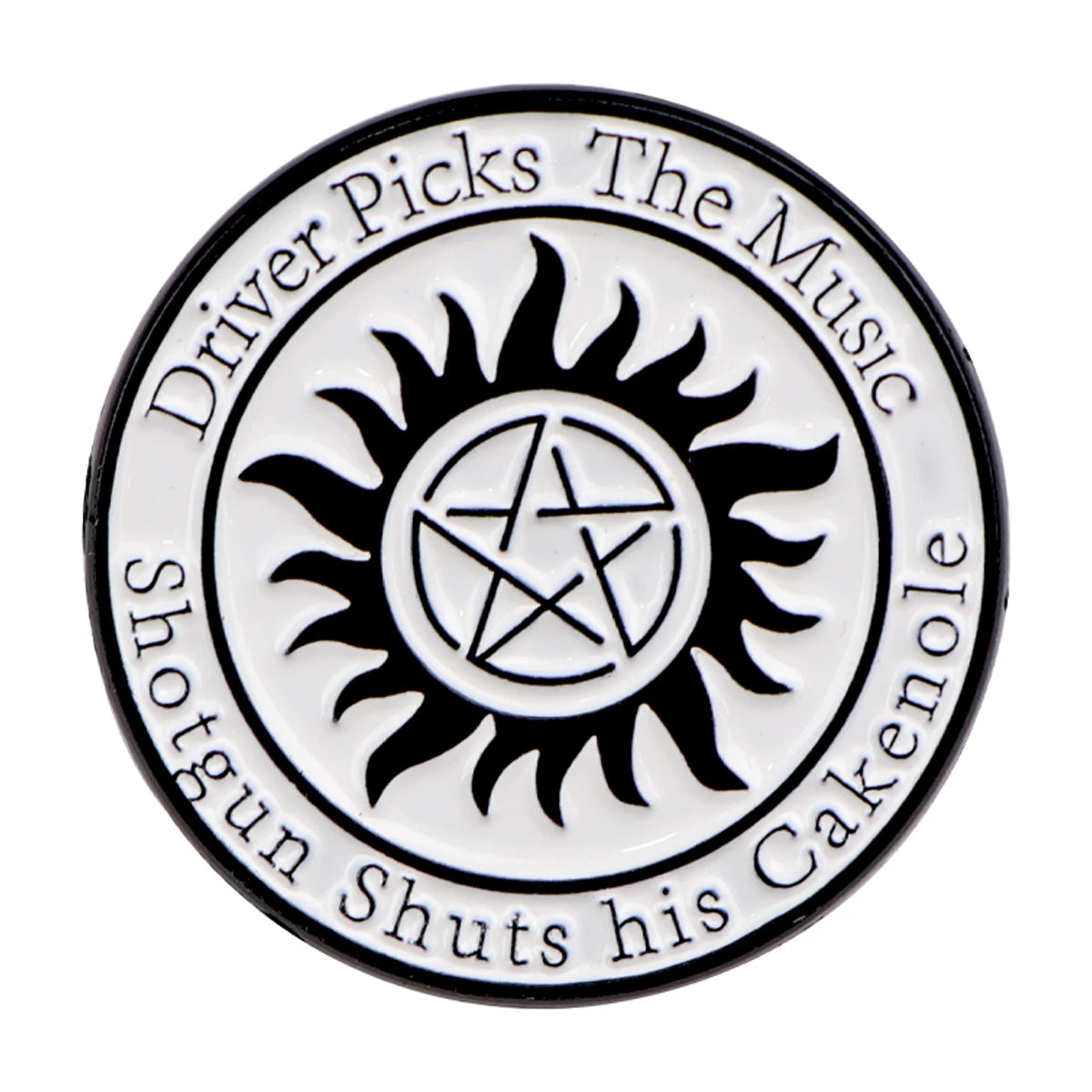 Classic TV Show Supernatural Brooches for Women Lapel Pins Badges on Backpack Clothing Accessories Creative Jewelry Fans Gift