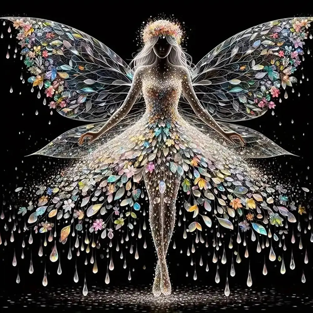EverShine DIY 5D Diamond Mosaic Ballet Girl Full Drill Embroidery Butterfly Diamond Art Painting Kit Portrait Handicrafts Gift