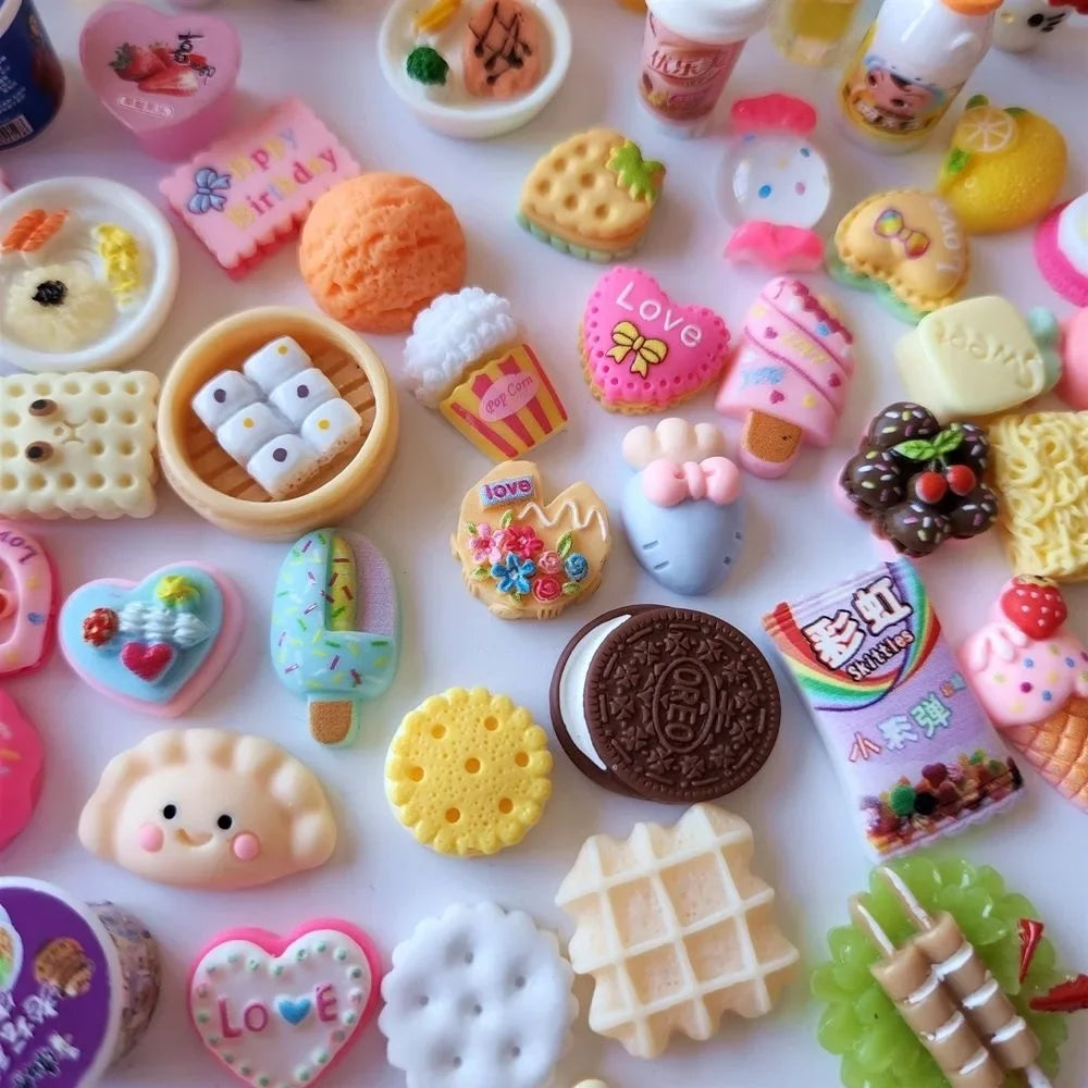 5/20/40pcs Mini Food Beverage Accessories Mini Blind Box House Kitchen Decoration Creative Party Blind Bag Children's Toy Gifts