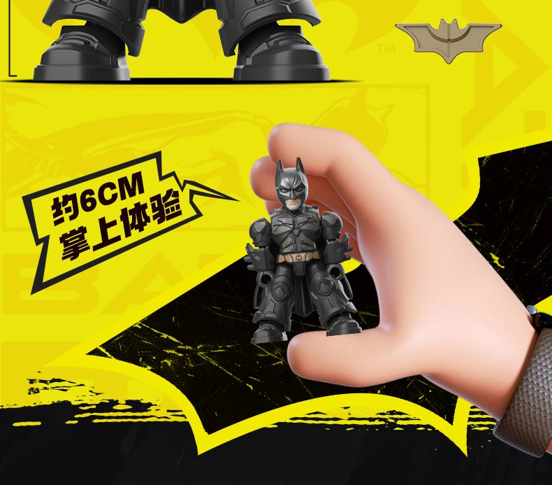 Original Blokees DC Marvel Hero Batman Star Edition Series Blind Box Toy Batman Motorcycle Collectible Perfect Christmas Gift