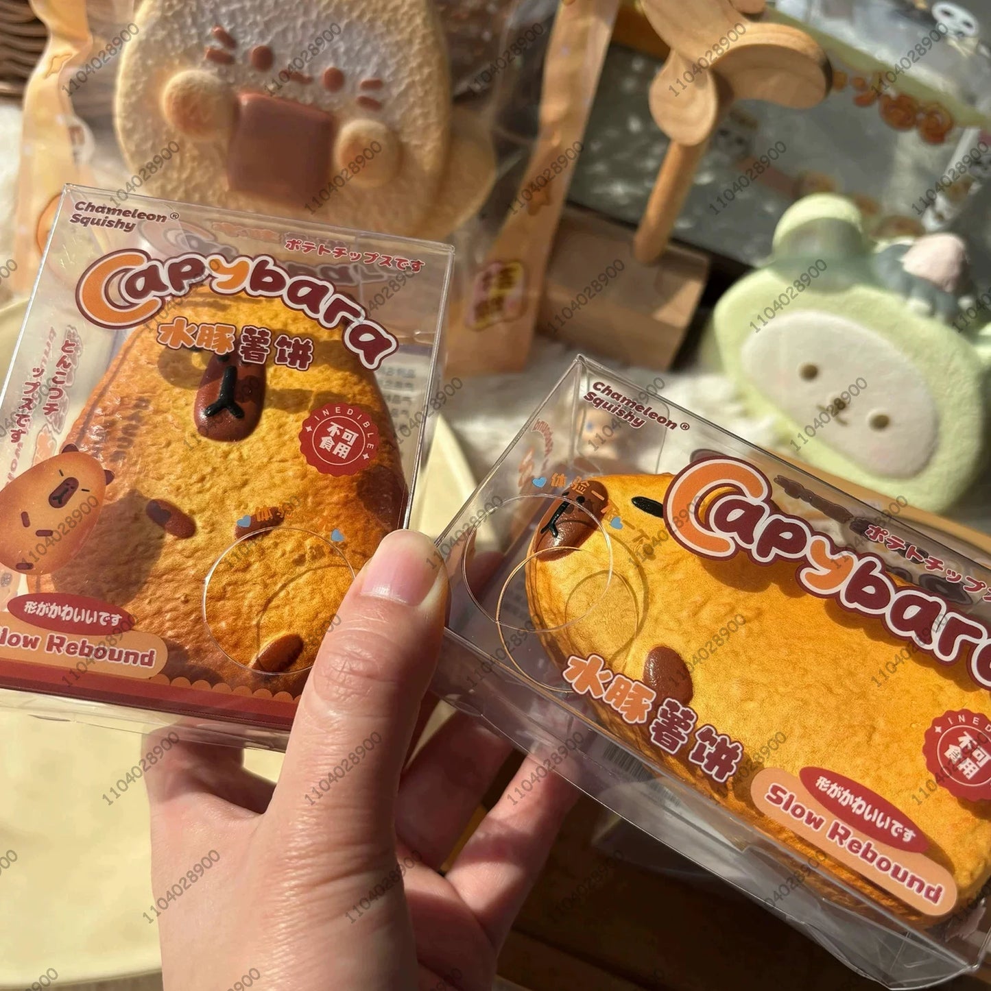 Capybara Bakery Slow Rising Squishy Capybara Toy Bread Pastry Cake Squeeze Stress Relief Hand Relaxing Gift Soft Rebound