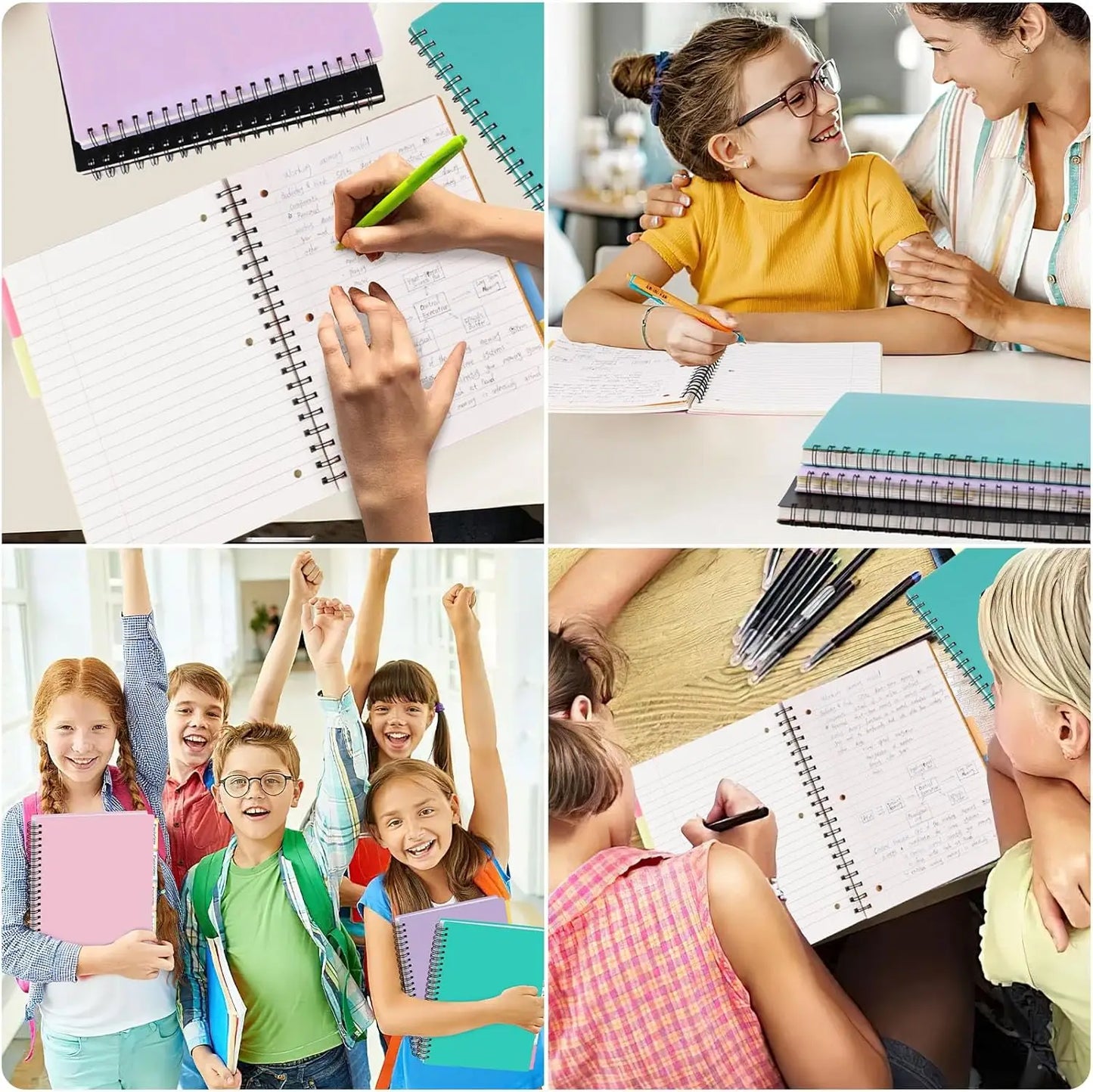 Spiral Notebook with Tabs