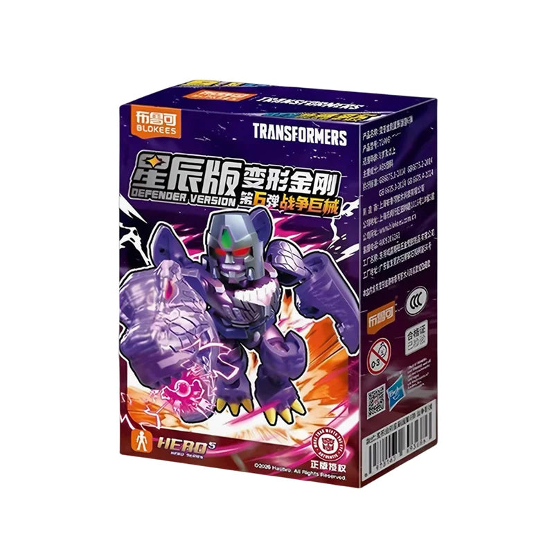 Blokees Transformers Building Blocks Defender Version Optimus Prime Bumblebee Robot Cartoon Anime Transformation Collection Toys