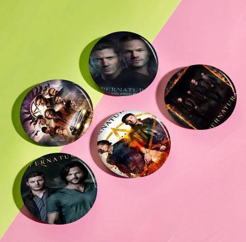 TV Play Series Supernatural Movie New Brooches Soft Button Pin Silly Gnarpy On A Skateboard Meme Badge Gamer Collection Gifts