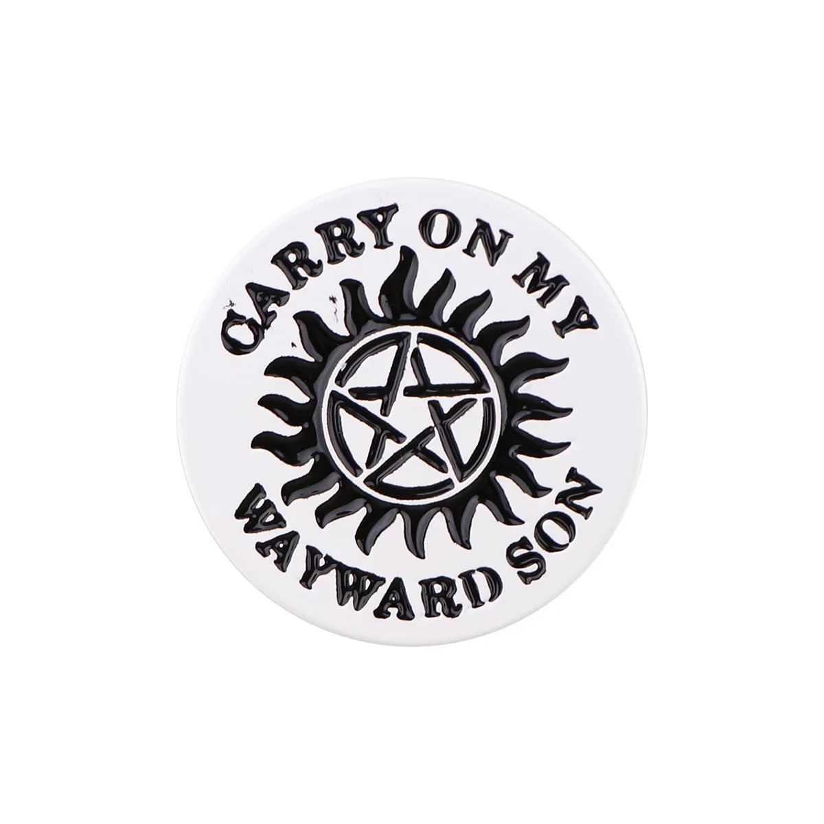 Classic TV Show Supernatural Brooches for Women Lapel Pins Badges on Backpack Clothing Accessories Creative Jewelry Fans Gift