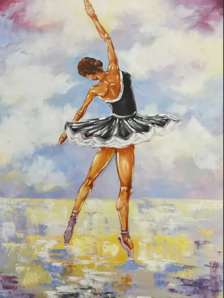 5D Diamond Painting Ballerina Full Round Portrait Diamond Mosaic Diy Diamond Embroidery Art Cross Stitch Home Decoration Gift