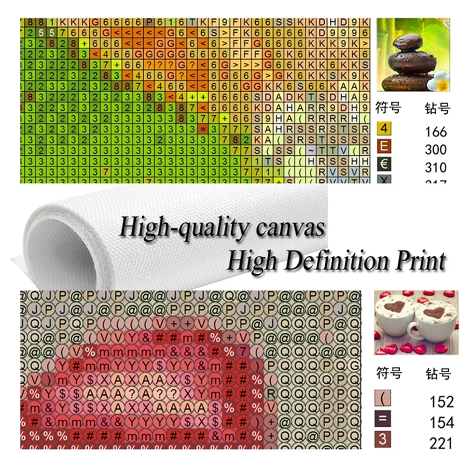 5D DIY Diamond Painting Art Surrealism Flowers Sunglasses Girl Bird Mosaic Embroidery Kit  Rhinestone Cross Stitch Home Decor