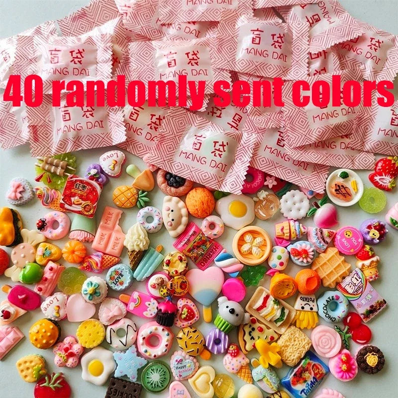 5/20/40pcs Mini Food Beverage Accessories Mini Blind Box House Kitchen Decoration Creative Party Blind Bag Children's Toy Gifts