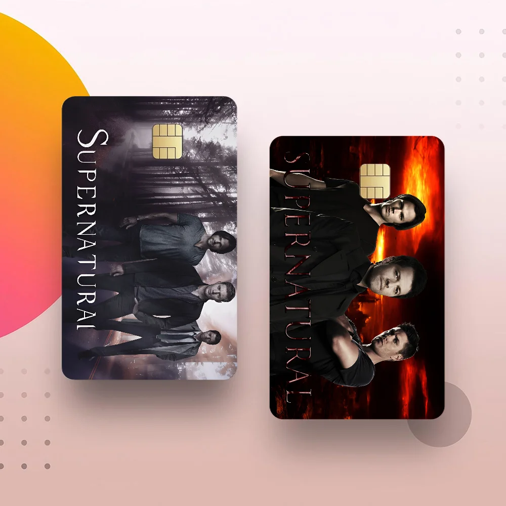 TV Play Series Supernatural Movie100% Hot Sale Amine Credit Debit Bank Card Bus Card Film Skin Sticker