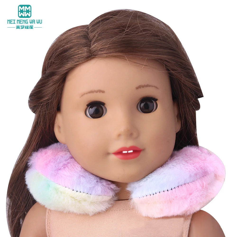 Doll accessories for 15-17inch new born doll backpack seat towel blanket Toy diaper Panties bag