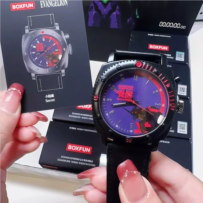In stock genuine EVA Neon Genesis Evangelion Blind Box Time Repair Plan Series Watch Decor Ornaments Anime Birthday Gift Toys