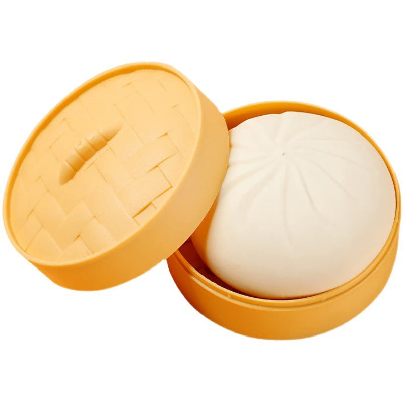 Giant Dumpling Squeeze Toys Anxiety Relief Fidget Toy Simulation Food Steamed Stuffed Bun Soft Squeeze Decompression Dough Toy
