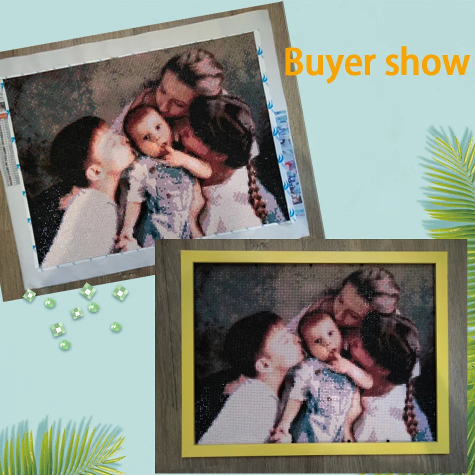 Make Your Own Photo Custom Diamond Painting Handicraft Art 5d Diamond Art Landscape Full Round Personalized Portrait Party pet
