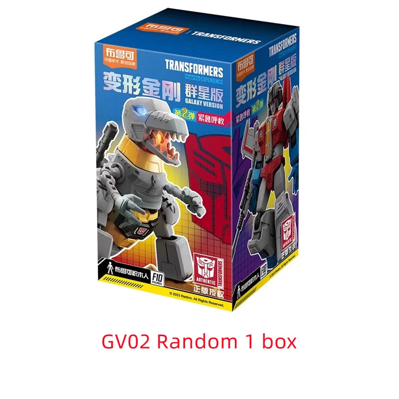 Blokees Transformers One Anime Movies Optimus Prime Bumblebee Starscream Soundwave Shockwave Cartoon Anime Robot Assembled Toy
