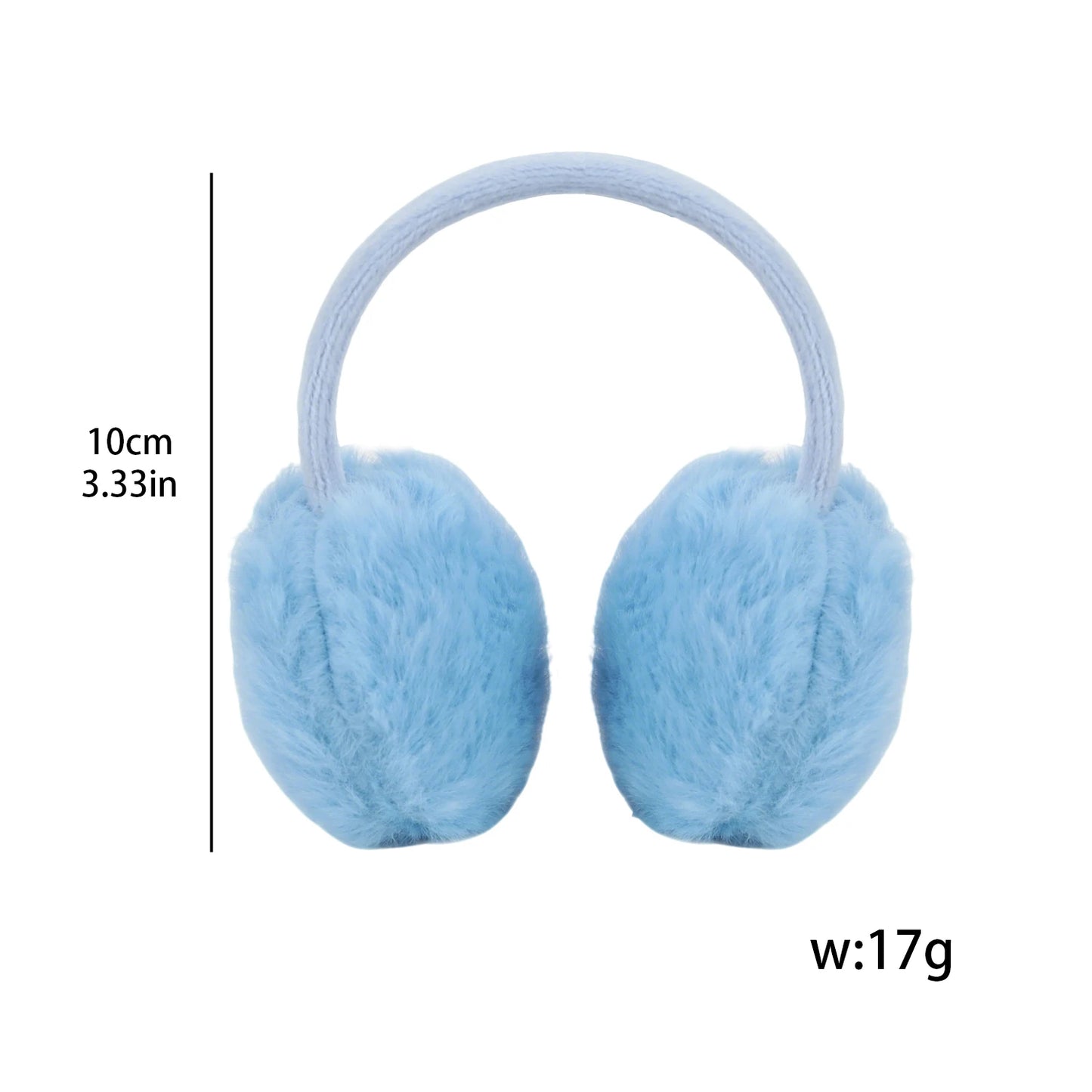 Cute Doll Plush Ear muffs For 43cm Baby Newborn Dolls Accessories For 18-inch American & OG Girl Doll Toy Warmth-Retaining