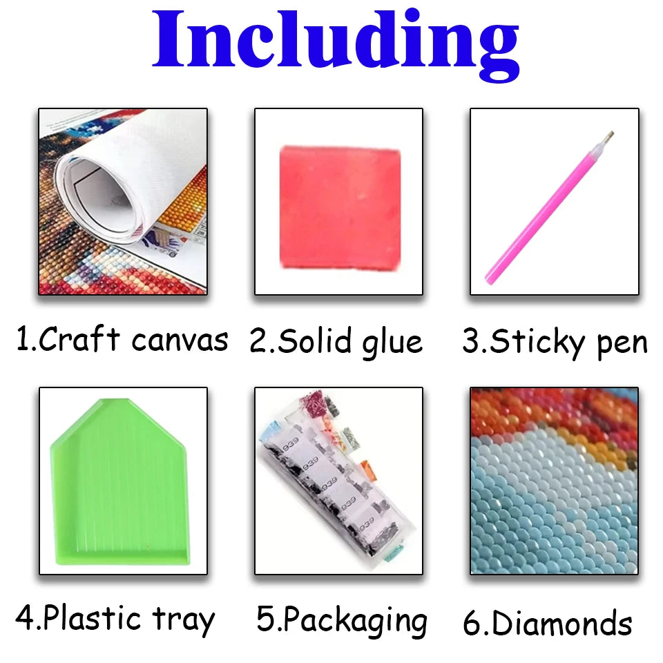 5D Diamond Painting art kit Religious Embroidery Mosaic Madonna DIY Full square Cross Stitch Handmade gift for Home wall Decor
