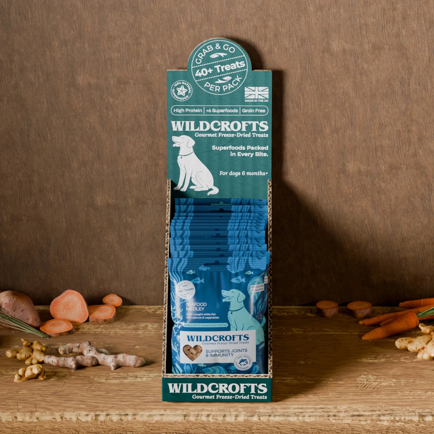 Wild-caught White Fish with Salmon & Vegetables Dog Treats