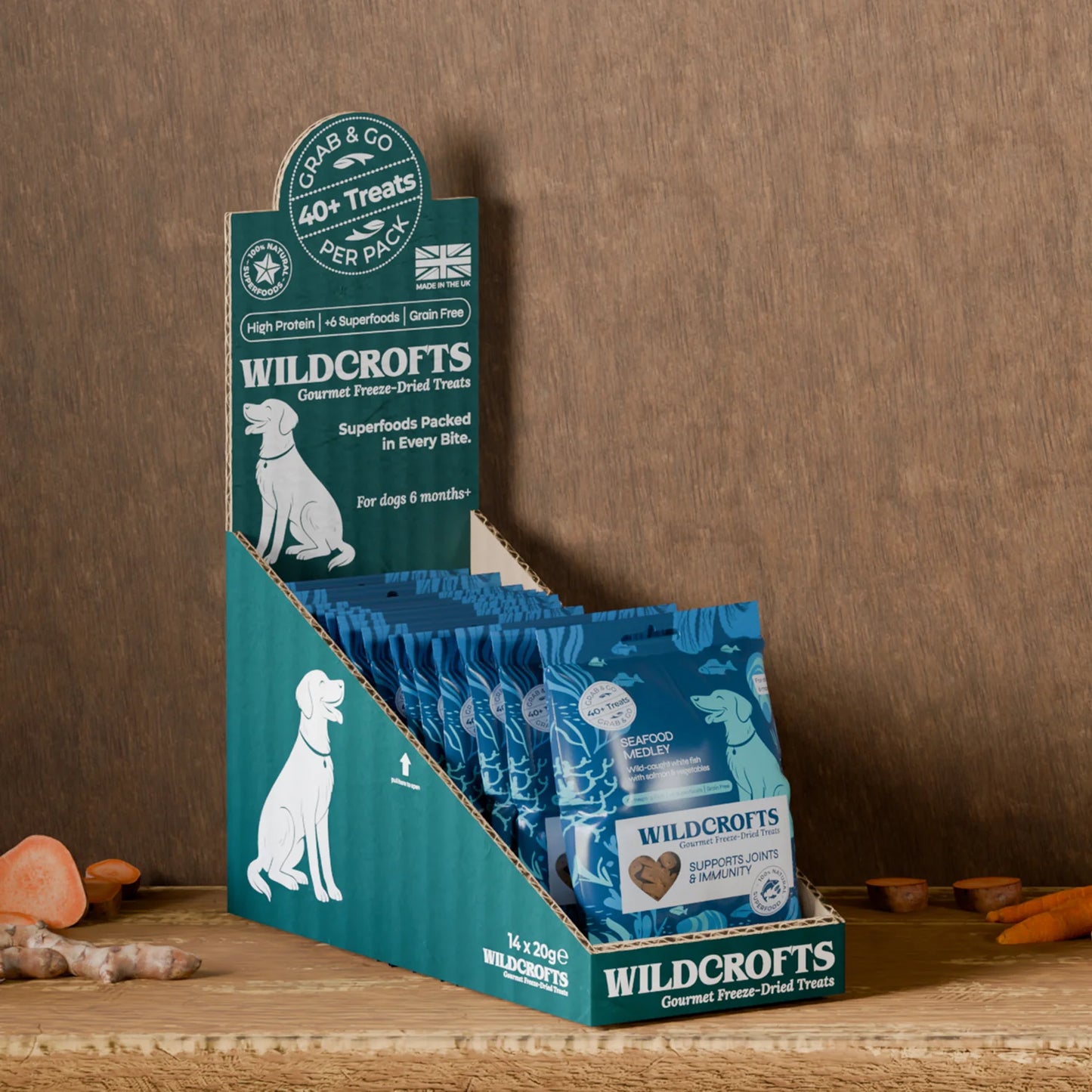 Wild-caught White Fish with Salmon & Vegetables Dog Treats