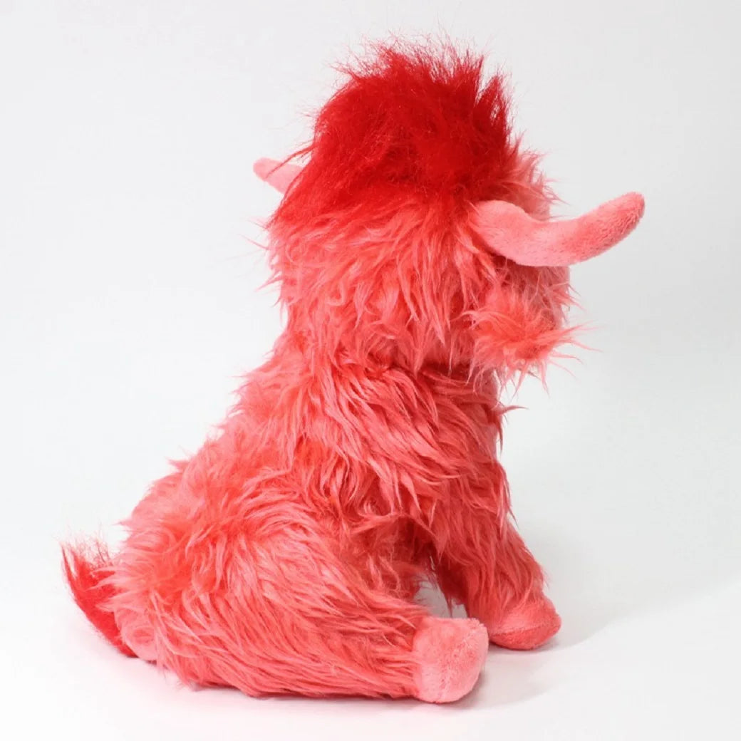 Cute Highland Cow Plush Toys Stuffed Animal Toy Dolls Simulation Long Hair Cow Plush for Kids Birthday Gift Home Decoration