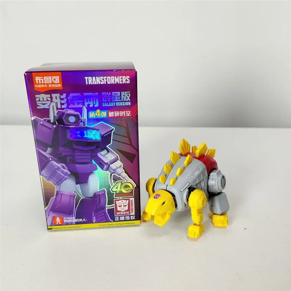 Blokees Transformers One Anime Movies Optimus Prime Bumblebee Starscream Soundwave Shockwave Cartoon Anime Robot Assembled Toy