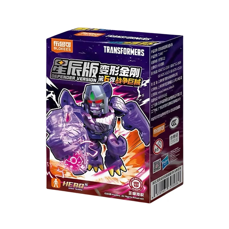 Blokees Transformers Grimlock Dinobots Starscream Optimus Prime Defender Version Transformation Bumblebee Robot Collection Toy