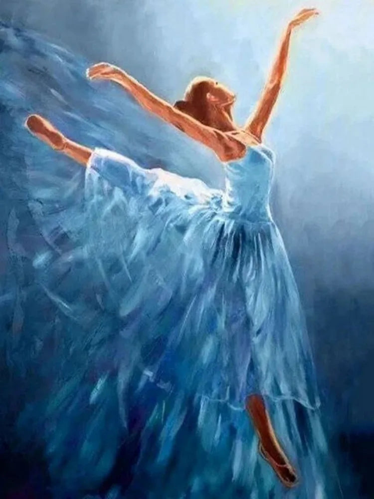 5D Diamond Painting Ballerina Full Round Portrait Diamond Mosaic Diy Diamond Embroidery Art Cross Stitch Home Decoration Gift