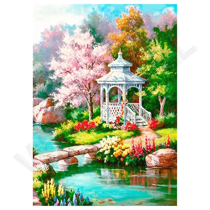 New 5D Diy Diamond Paintings 30x40 cm Mosaic Wall Diamond Art Painting Kits Embroidery Full Crystal Accessories New 2025 Paint