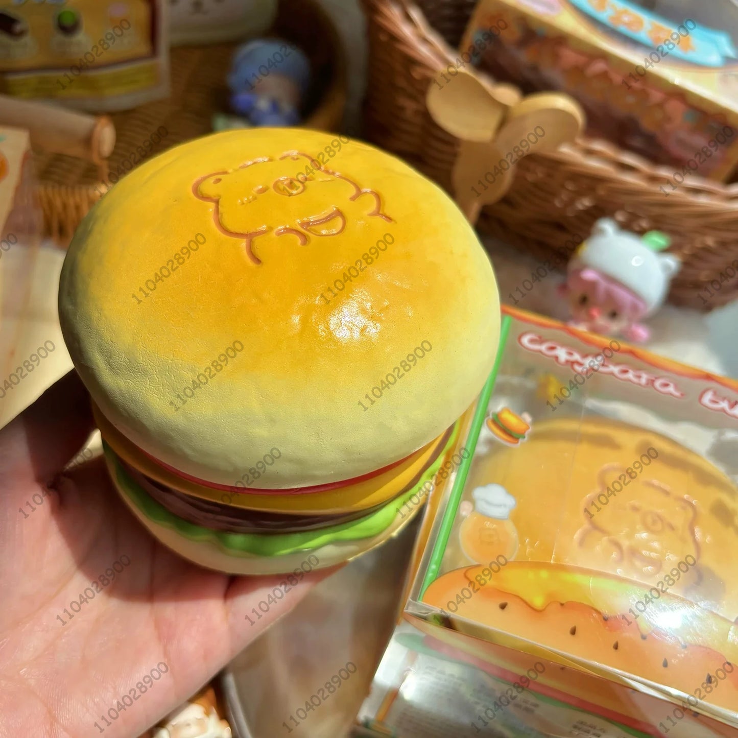 Capybara Bakery Slow Rising Squishy Capybara Toy Bread Pastry Cake Squeeze Stress Relief Hand Relaxing Gift Soft Rebound