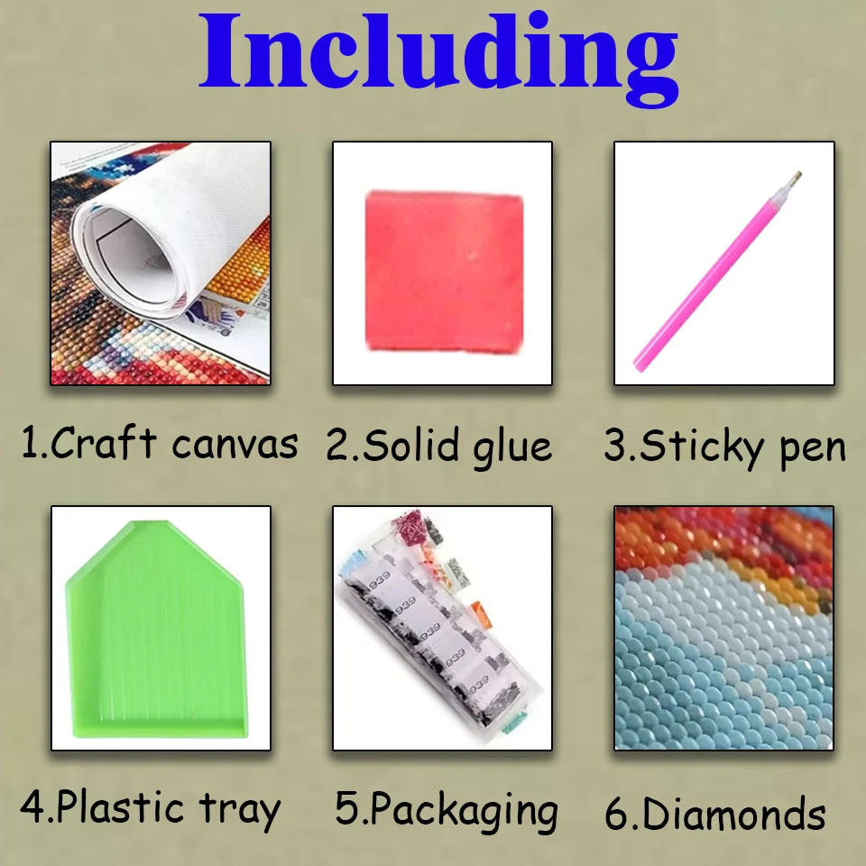 5D Diamond Painting art kit Religious Embroidery Mosaic Madonna DIY Full square Cross Stitch Handmade gift for Home wall Decor