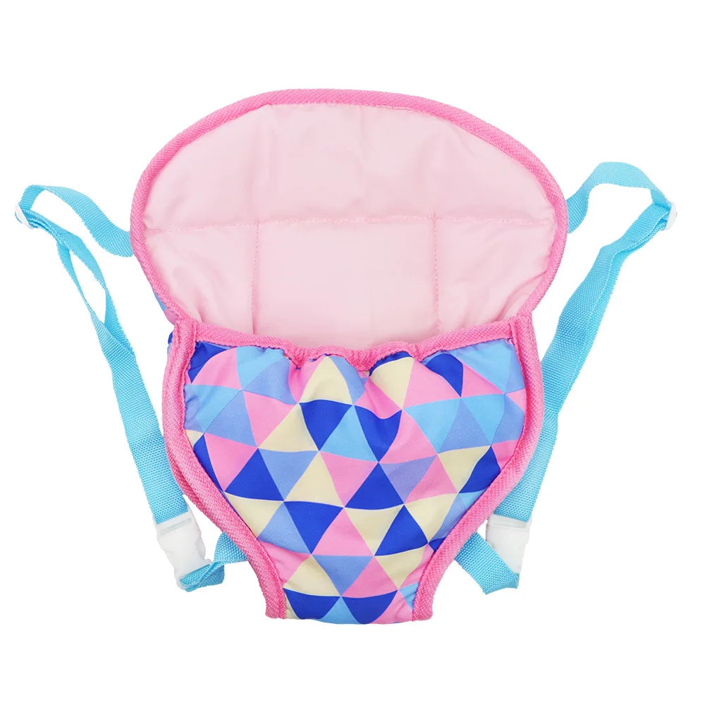 Doll accessories for 15-17inch new born doll backpack seat towel blanket Toy diaper Panties bag