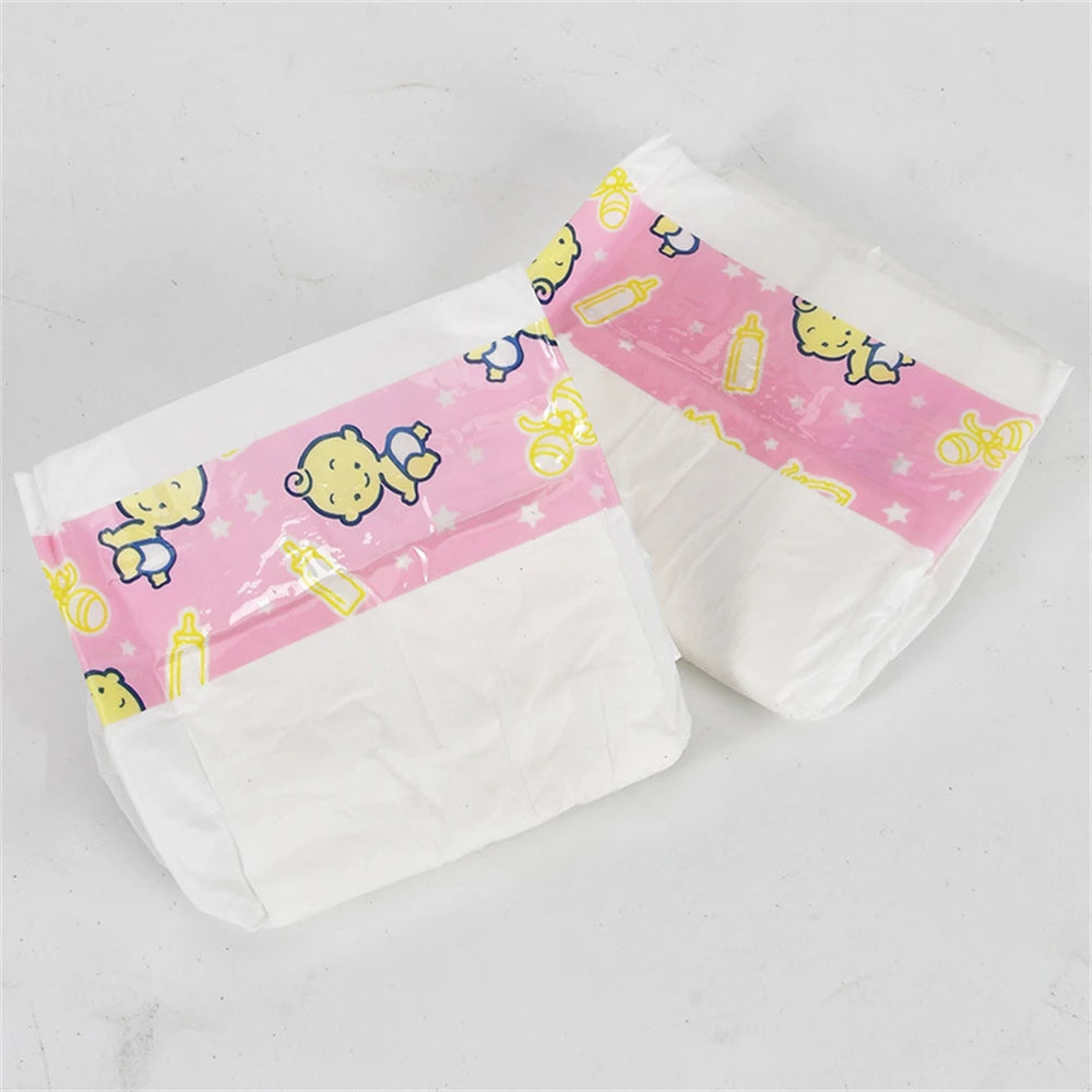 1/3/5Pcs Baby Dolls Diapers Pants Wear for 14-18 Inch Baby Dolls and Other Similar Dolls 43cm Baby Born Doll Underwear Doll Bibs