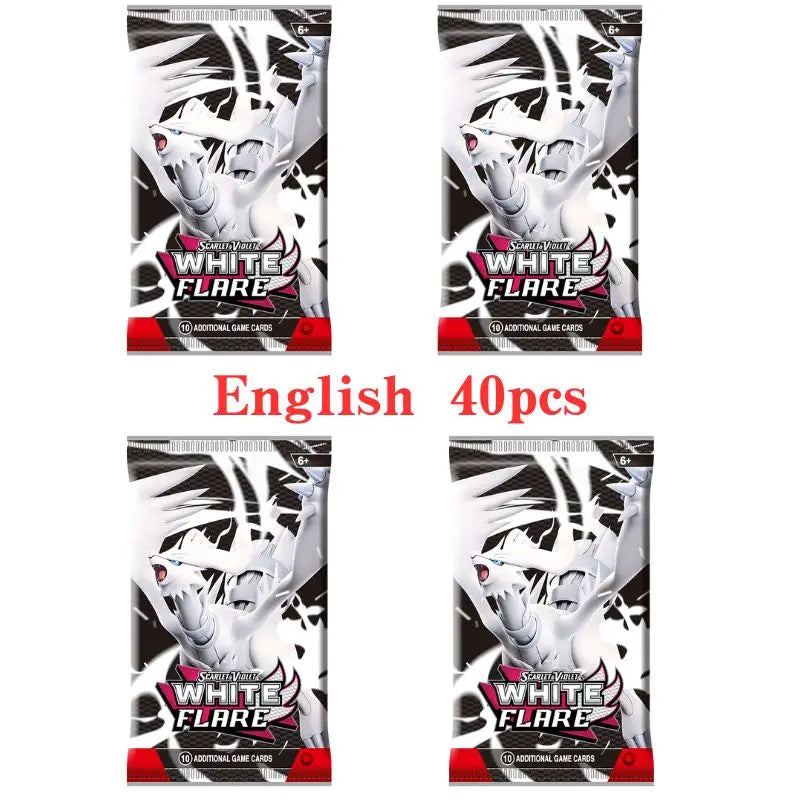 10/40PC Pokemon Card Shining Fates Style English Booster Battle Carte Trading Card Game Collection GX V EX Cards Toys Kids Gifts