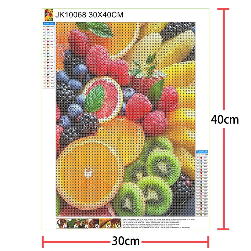 New 5D Diy Diamond Paintings 30x40 cm Mosaic Wall Diamond Art Painting Kits Embroidery Full Crystal Accessories New 2025 Paint