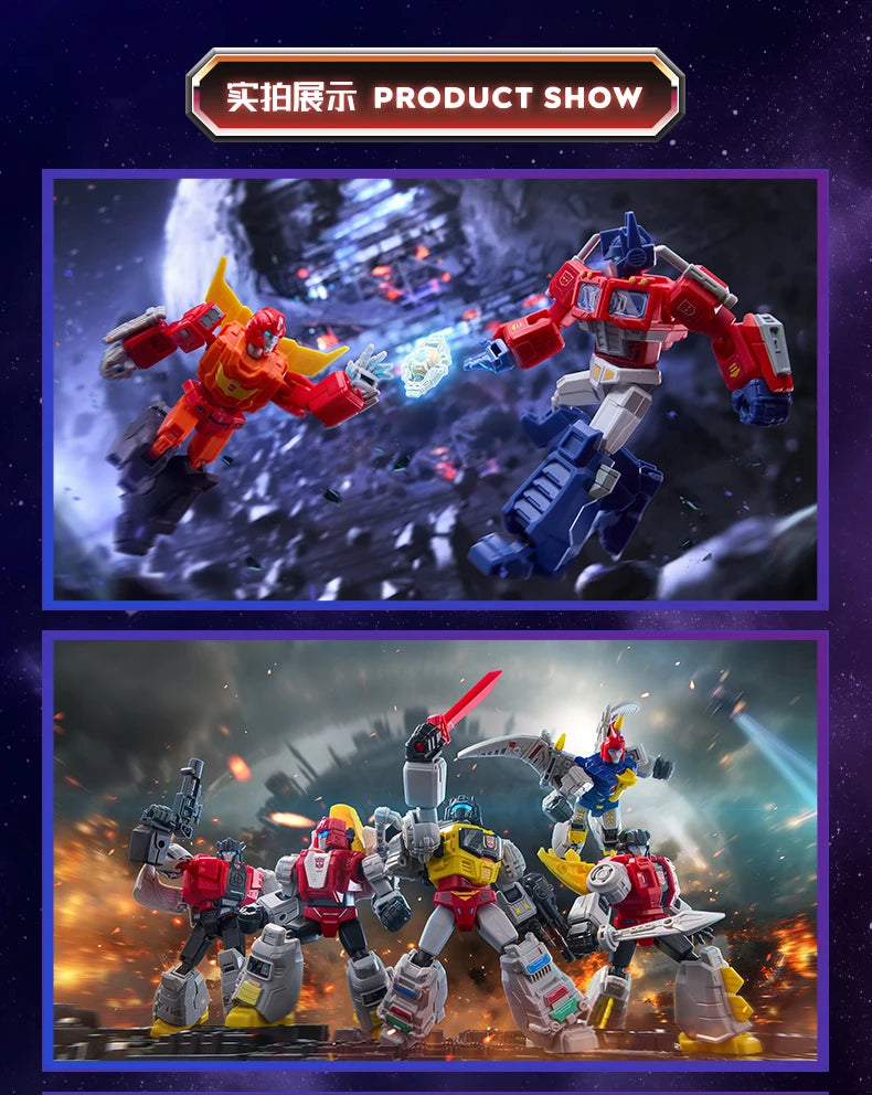 Animated movies Transformers One Building Blocks Blokees Optimus Prime Megatron Action Toy Figurine Kids Collections Gift