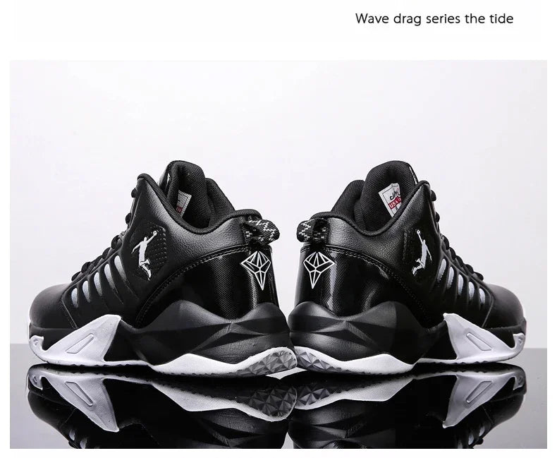 Brand Leather Men Sneakers Comfortable Basketball Non-Slip Lightweight Shoes Men's Training Basket Waterproof Basketball Boots